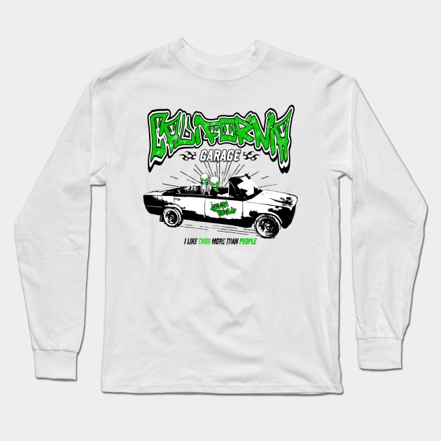 California Garage Long Sleeve T-Shirt by Riczdodo